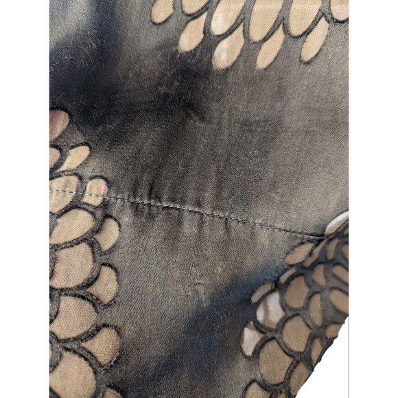 Grizas 100% Silk Asymmetrical Dress Tunic Sheer Panels Classic Gorgeous XS - Picture 4 of 8